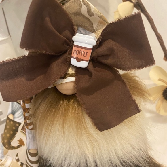 ☕️ Coffee Gnome, Coffee Decor, Tiered Tray Decor, Coffee Gift, Coffee Lo… - Picture 6 of 8